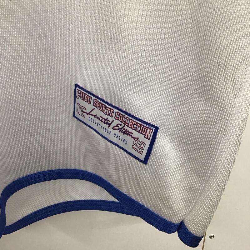 フブ FUBU カットソー 半袖 半袖カットソー プリントTシャツ Vネックカットソー ユニフォーム XXL ロゴ、文字 白 / ホワイト / X 青 / ブルー / X 赤 / レッド /  メンズ USED 古着 中古 10144191