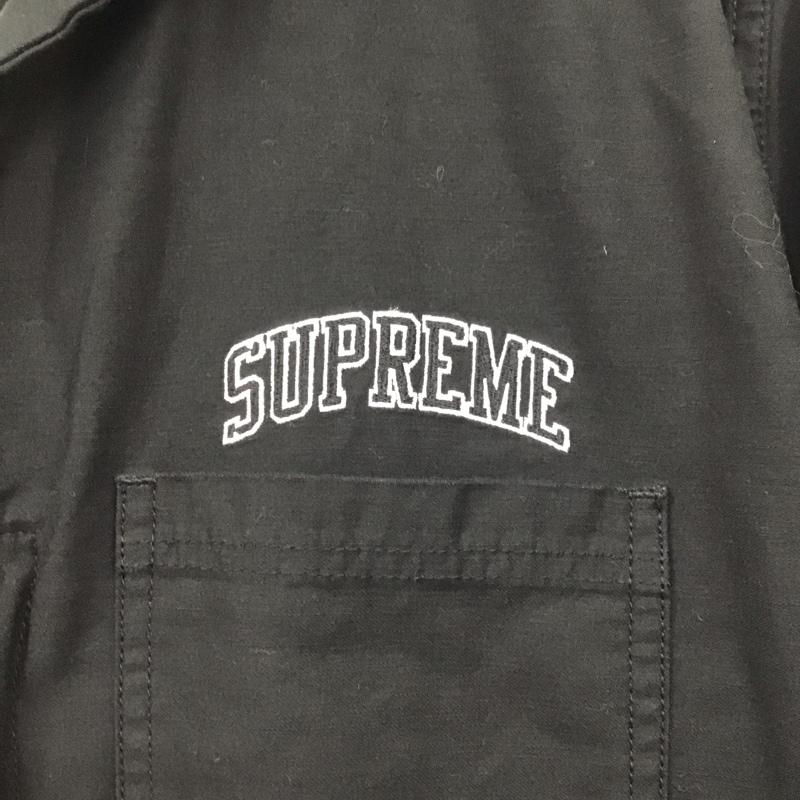 シュプリーム Supreme ワンピース・ドレス・オールインワン ワンピース・ドレス・オールインワン Coveralls 長袖 カバーオール M ロゴ、文字 黒 / ブラック /  メンズ USED 古着 中古 10109037