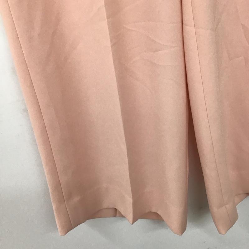 ユナイテッドアローズ UNITED ARROWS パンツ スラックス 1514-199-5332 ポリエステル 2タック ワイドパンツ 38 無地 桃 / ピンク /  レディース USED 古着 中古 10147041