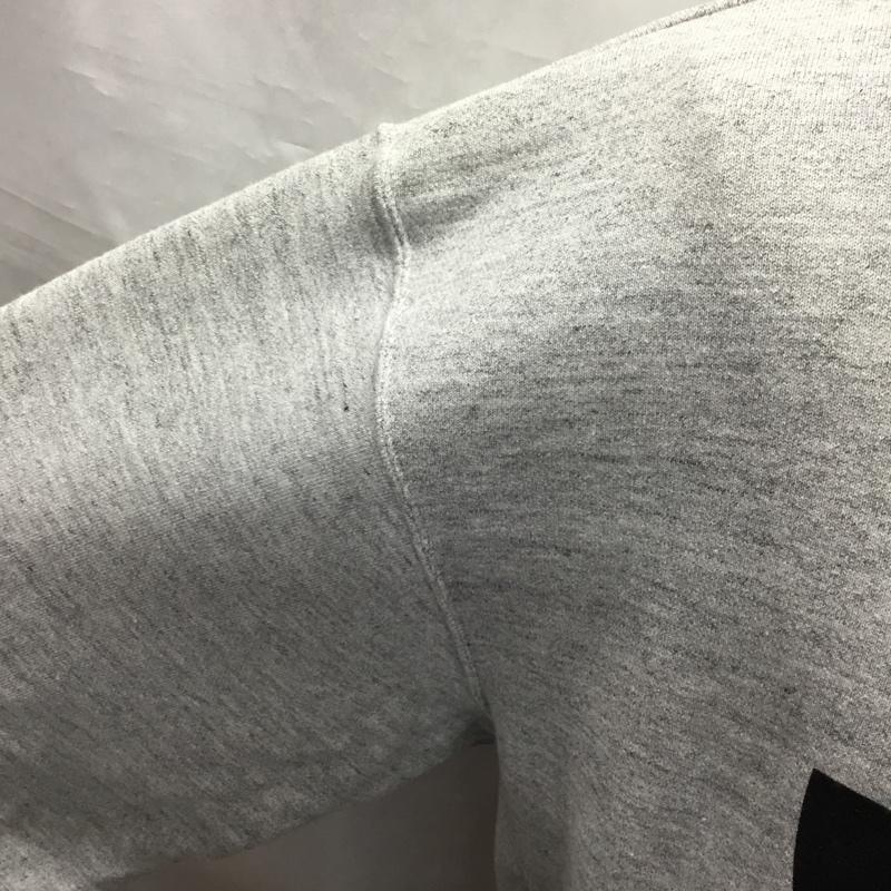 アディダス adidas パーカー 長袖 長袖 L ロゴ、文字 灰 / グレー /  メンズ USED 古着 中古 10121638