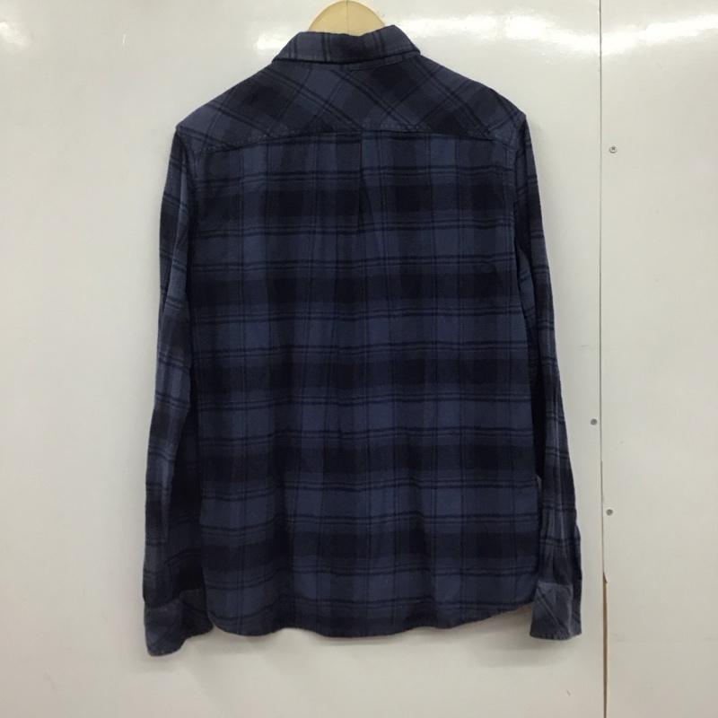 バートン BURTON シャツ、ブラウス 長袖 長袖シャツ チェックシャツ カラーシャツ M チェック 青 / ブルー /  メンズ USED 古着 中古 10145312