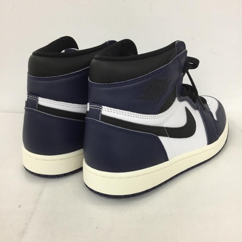 ナイキ NIKE スニーカー スニーカー DZ5485-401 AIR JORDAN 1 RETRO HIGH 28cm 箱有 28.0cm ロゴ、文字 白 / ホワイト / X 紺 / ネイビー / X 黒 / ブラック /  メンズ USED 古着 中古 10129907
