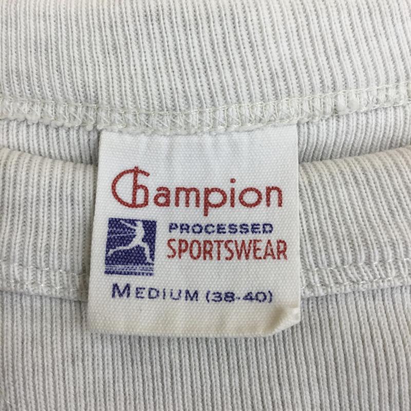 チャンピオン Champion トレーナー 長袖 ランタグ M ロゴ、文字 灰 / グレー /  レディース USED 古着 中古 10138230