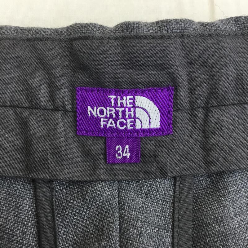 ザ ノースフェイス パープルレーベル THE NORTH FACE PURPLE LABEL パンツ ワークパンツ、ペインターパンツ NT5415N Polyester Wool Oxford Wide Tapered Field Pants 34 無地 チャコールグレー / チャコールグレー /  メンズ USED 古着 中古 10151176