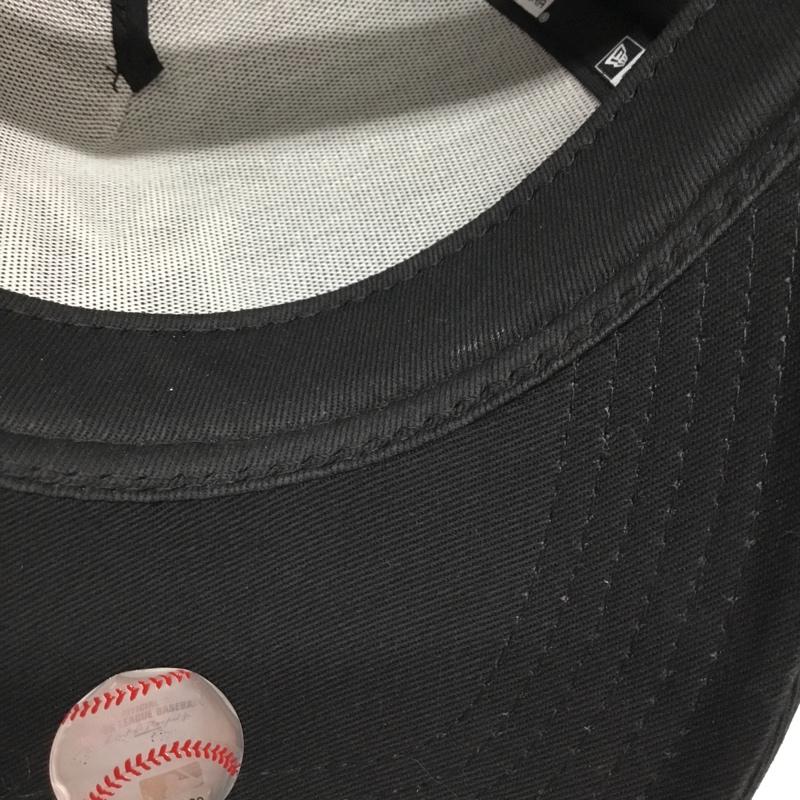 ニューエラ NEW ERA 帽子 キャップ NY ニューヨーク ヤンキース ロゴ、文字 黒 / ブラック /  メンズ USED 古着 中古 10115258