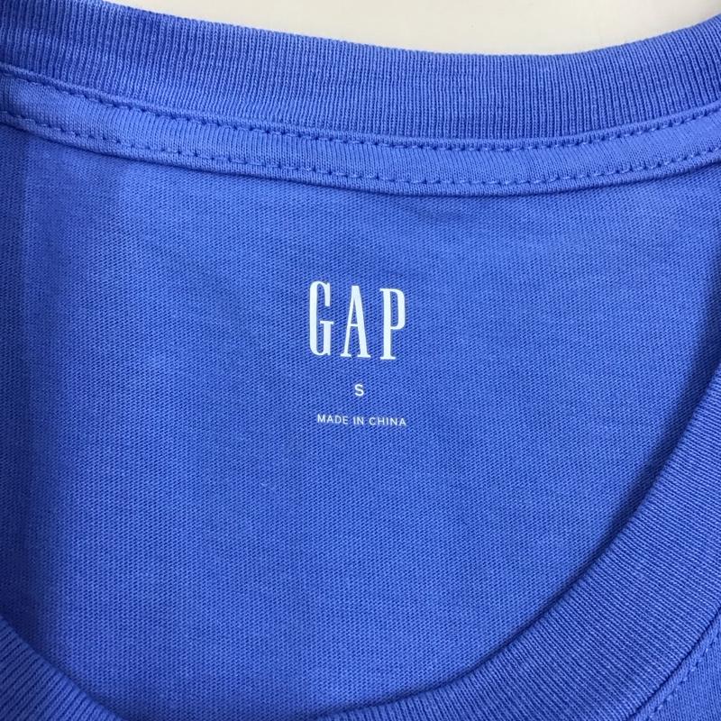 ギャップ GAP Tシャツ 半袖 JAC BAS ARCH T クルーネック S ロゴ、文字 青 / ブルー /  メンズ USED 古着 中古 10115555