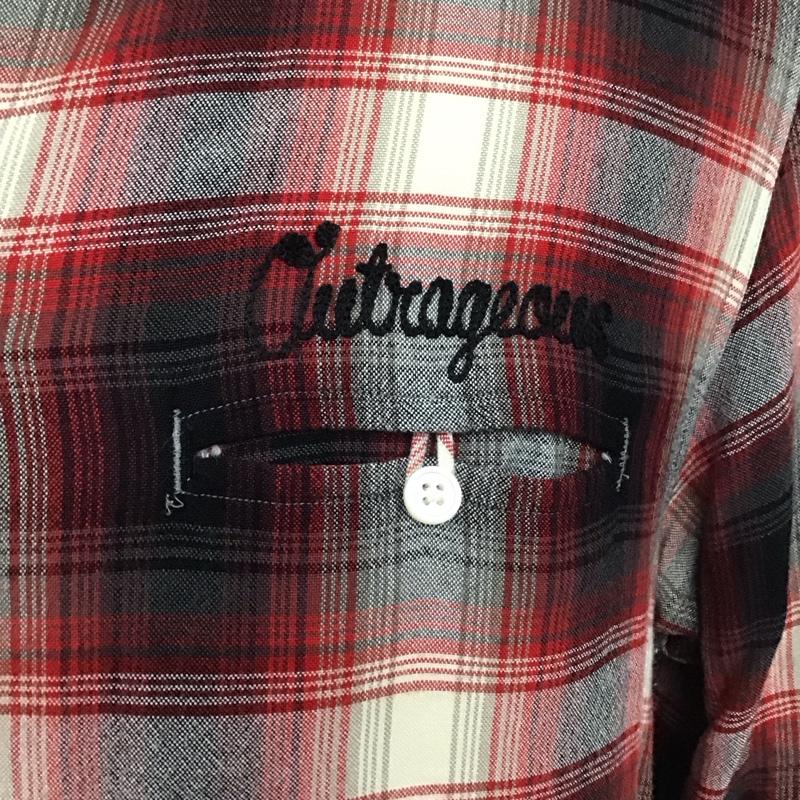 ワコマリア WACKO MARIA シャツ、ブラウス 長袖 長袖シャツ カラーシャツ ポケットシャツ 長袖カットソー チェックシャツ M チェック マルチカラー / マルチカラー /  メンズ USED 古着 中古 10124521