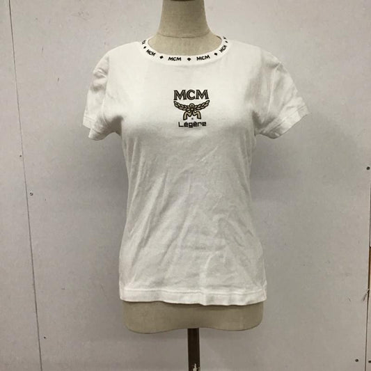 エムシーエム MCM Tシャツ 半袖 半袖 M プリント 白 / ホワイト /  レディース USED 古着 中古 10117321
