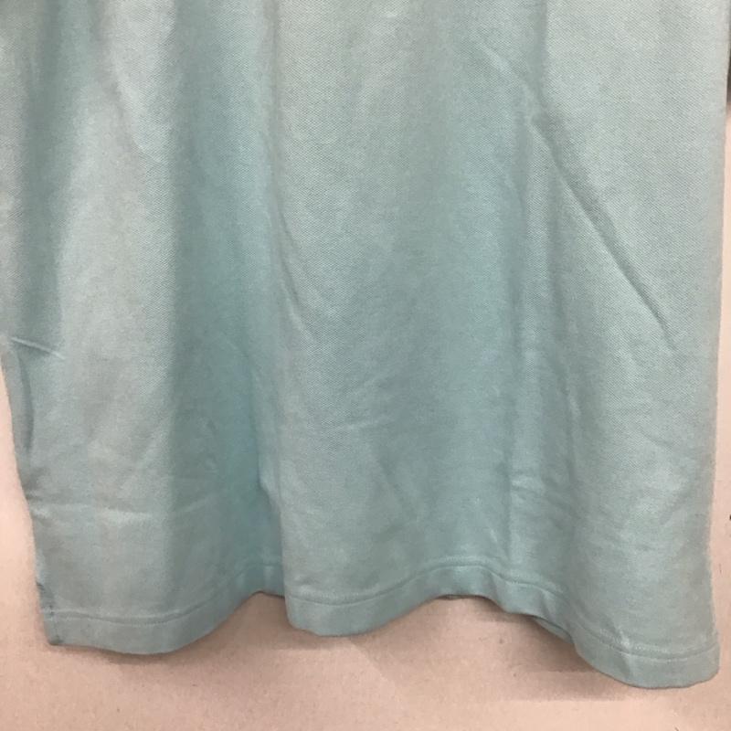 ランズエンド LANDS END ポロシャツ 半袖 半袖ポロシャツ カラーシャツ 半袖カットソー XL 無地 水色 / ライトブルー /  メンズ USED 古着 中古 10143489