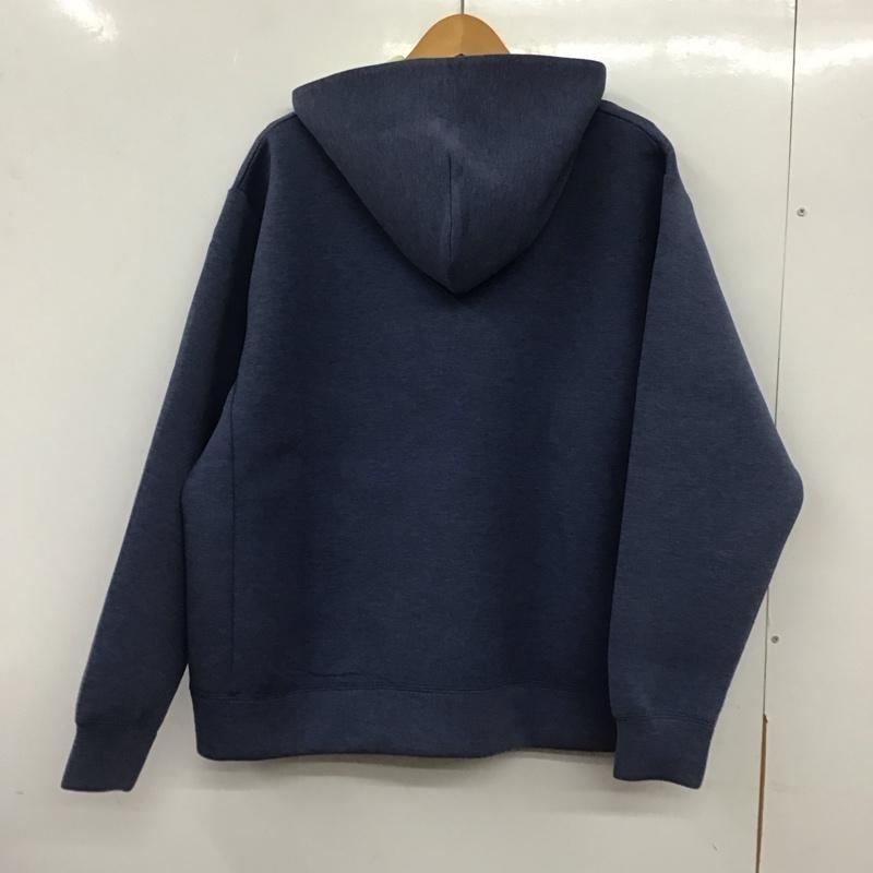 ビーミング バイ ビームス B:MING by BEAMS パーカー 長袖 長袖パーカー プルオーバーパーカー スウェット L 無地 水色 / ライトブルー /  メンズ USED 古着 中古 10137049