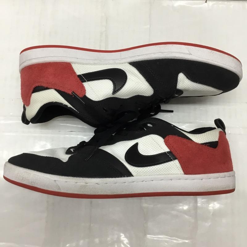 ナイキ NIKE スニーカー スニーカー CJ0882-102 SB ALLEYOOP 27cm 27.0cm ロゴ、文字 白 / ホワイト / X 黒 / ブラック / X 赤 / レッド /  メンズ USED 古着 中古 10109739