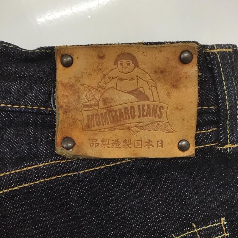桃太郎ジーンズ MOMOTARO JEANS パンツ デニム、ジーンズ デニムパンツ ワーカージーンズ カジュアルパンツ ワイドパンツ 34インチ 無地 インディゴ / インディゴ /  メンズ USED 古着 中古 10107770