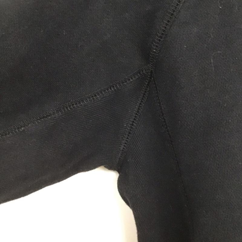 ウノピュウノウグァーレトレリラックス 1piu1uguale3 RELAX パーカー 長袖 ジップアップパーカー 長袖パーカー カジュアルスウェット L ロゴ、文字 黒 / ブラック /  メンズ USED 古着 中古 10149179