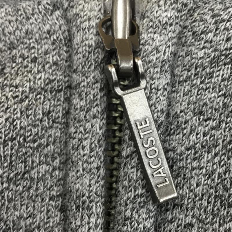 ラコステ LACOSTE パーカー 長袖 36 ワンポイント 灰 / グレー /  レディース USED 古着 中古 10142026