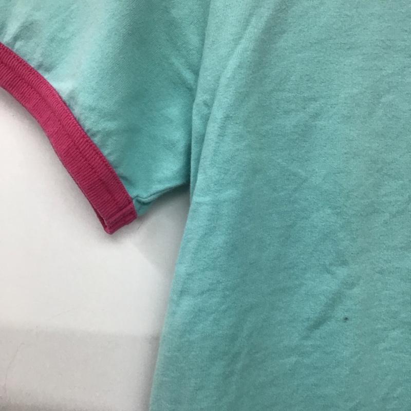 エックスガール X-girl Tシャツ 半袖 2 プリント 水色 / ライトブルー /  レディース USED 古着 中古 10146757