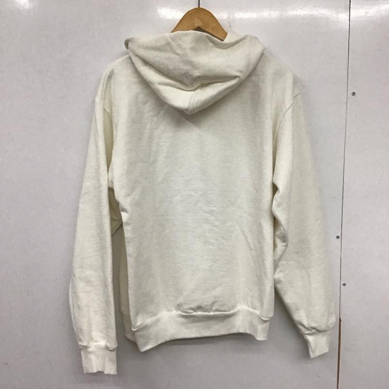 ロサンゼルスアパレル LOS ANGELES APPAREL パーカー 長袖 長袖トレーナー スウェット クルーネック プルオーバー M 無地 白 / ホワイト /  メンズ USED 古着 中古 10140645