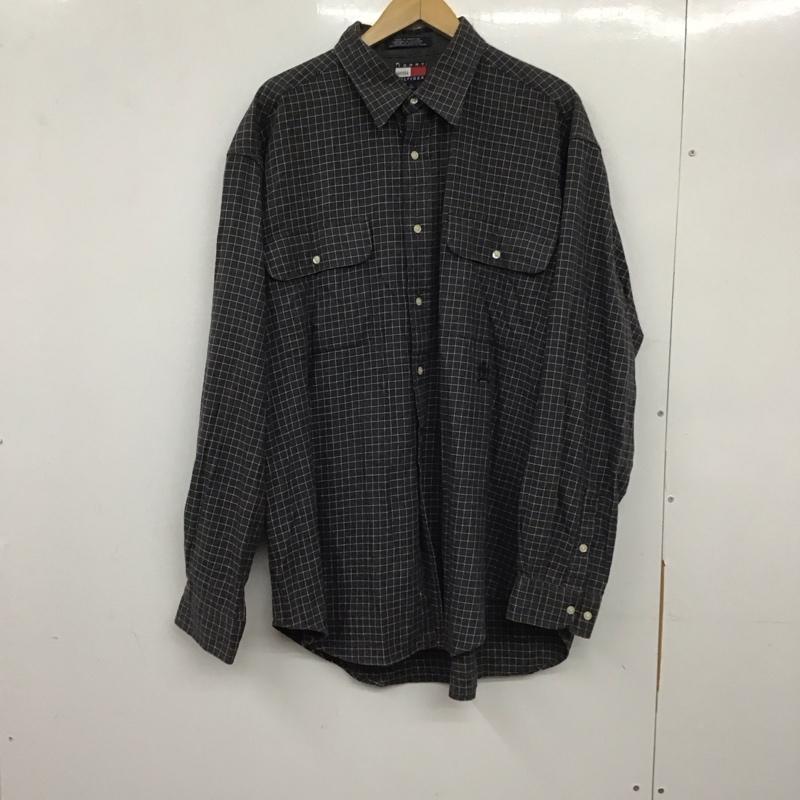 トミーヒルフィガー TOMMY HILFIGER シャツ、ブラウス 長袖 長袖シャツ チェックシャツ カラーシャツ L チェック マルチカラー / マルチカラー /  メンズ USED 古着 中古 10137084