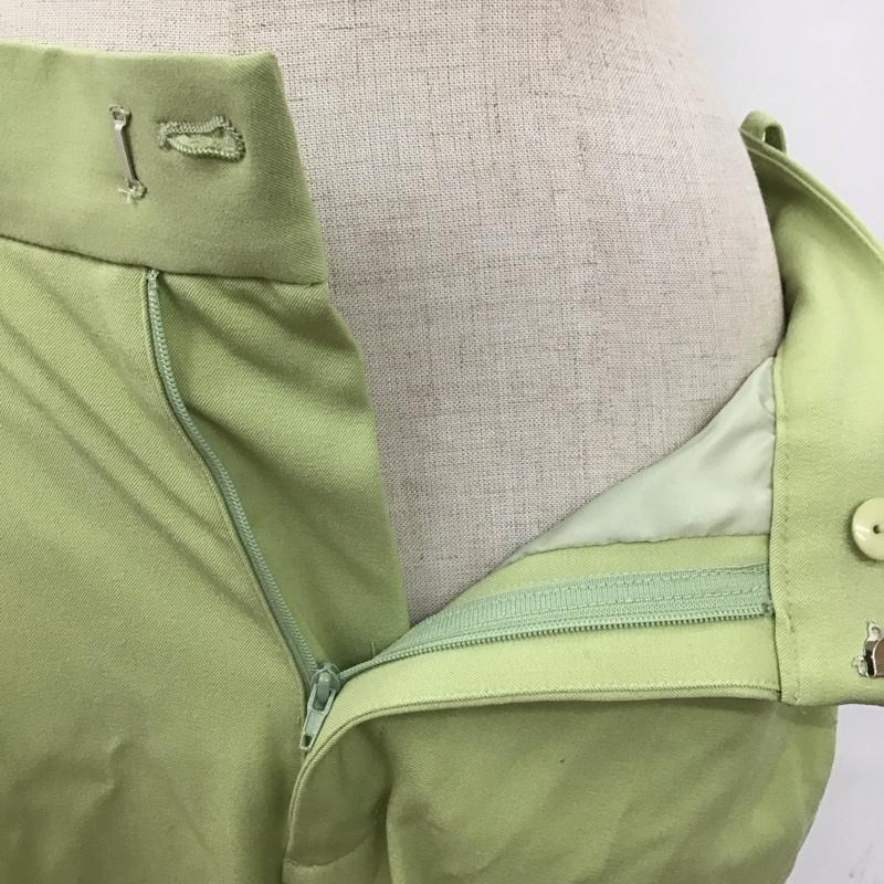 スライ SLY ボトムス ボトムス 030FSA31-1700 COMFY PT センタープレス ストレートパンツ 1 無地 薄緑 / ライトグリーン /  レディース USED 古着 中古 10120150