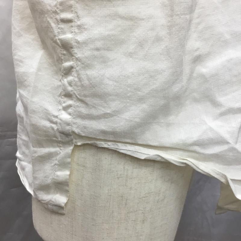 エンソウ ensou シャツ、ブラウス 長袖 長袖シャツ カジュアルシャツ カラーシャツ ビーズ M  オフホワイト / オフホワイト /  メンズ USED 古着 中古 10111336