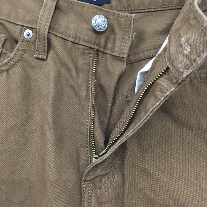 リーバイス Levi s パンツ デニム、ジーンズ ワイドパンツ カジュアルパンツ ワークパンツ 28インチ 無地 茶 / ブラウン /  メンズ USED 古着 中古 10120097