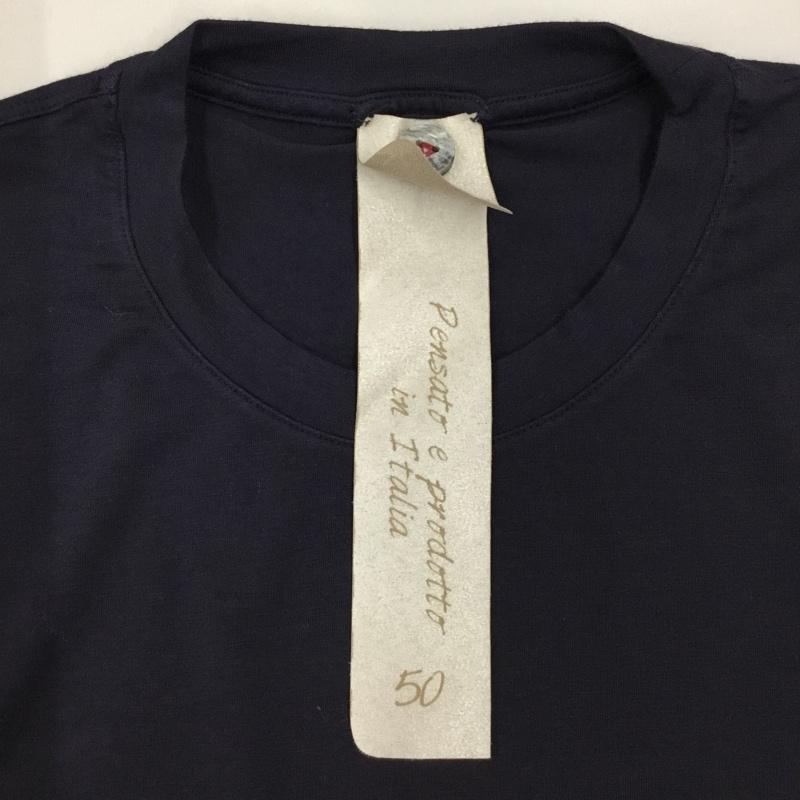 アッカノーヴェチンクエトレ H953 カットソー 長袖 長袖カットソー クルーネックカットソー ロングスリーブカットソー プリントTシャツ 無地 紺 / ネイビー /  メンズ USED 古着 中古 10116129