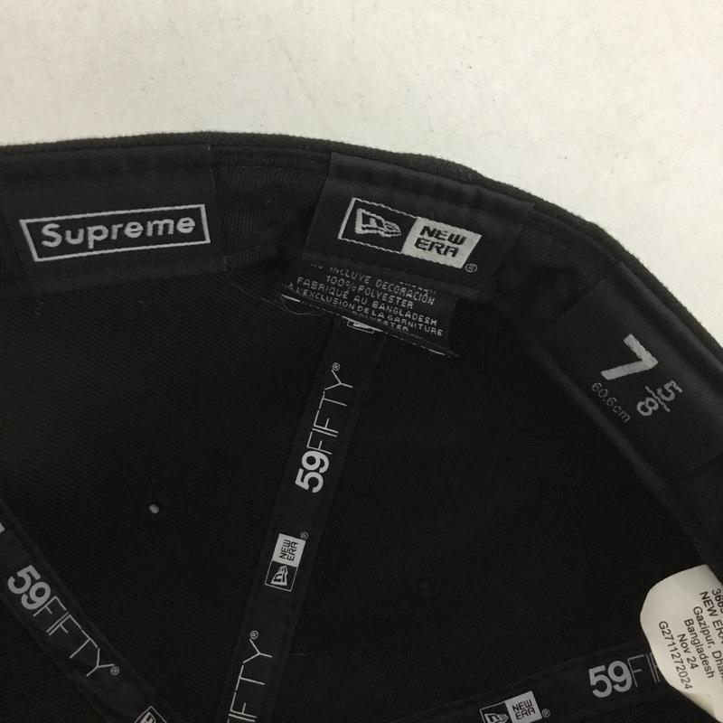 シュプリーム Supreme 帽子 キャップ NEW ERA 25SS Bones Box Logo Cap 59FIFTY ロゴ、文字 黒 / ブラック /  メンズ USED 古着 中古 10147138