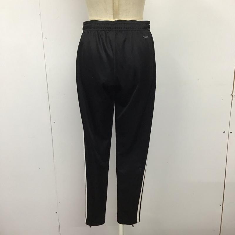 アディダス adidas ボトムス ボトムス CE7404 トレーニングパンツ サイドライン トラックパンツ S ロゴ、文字 黒 / ブラック / X 白 / ホワイト /  レディース USED 古着 中古 10124416