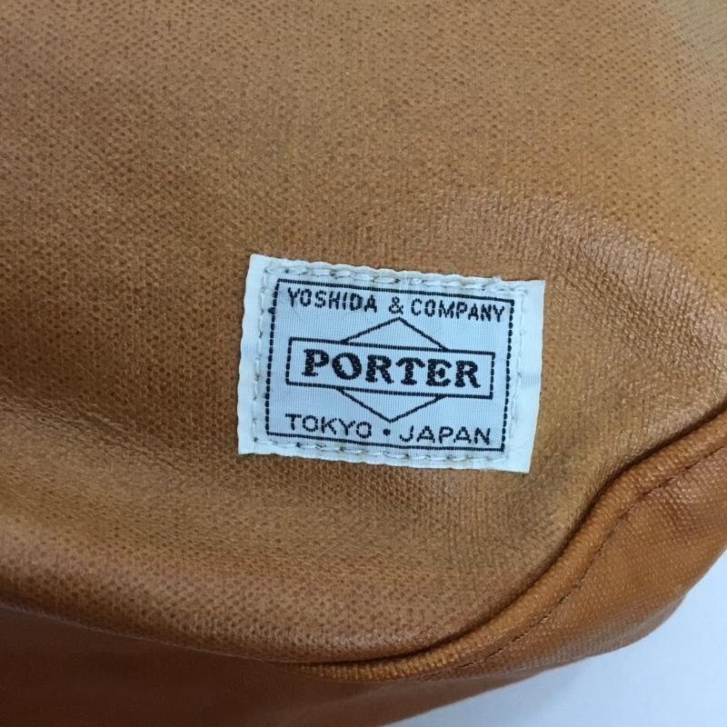 ポーター PORTER ショルダーバッグ ショルダーバッグ FREE STYLE ロゴ、文字 キャメル / キャメル /  メンズ USED 古着 中古 10136353