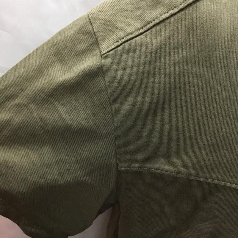 ティンバーランド Timberland Tシャツ 半袖 半袖カットソー プリントTシャツ クルーネックカットソー XL ロゴ、文字 カーキ / カーキ /  メンズ USED 古着 中古 10108381