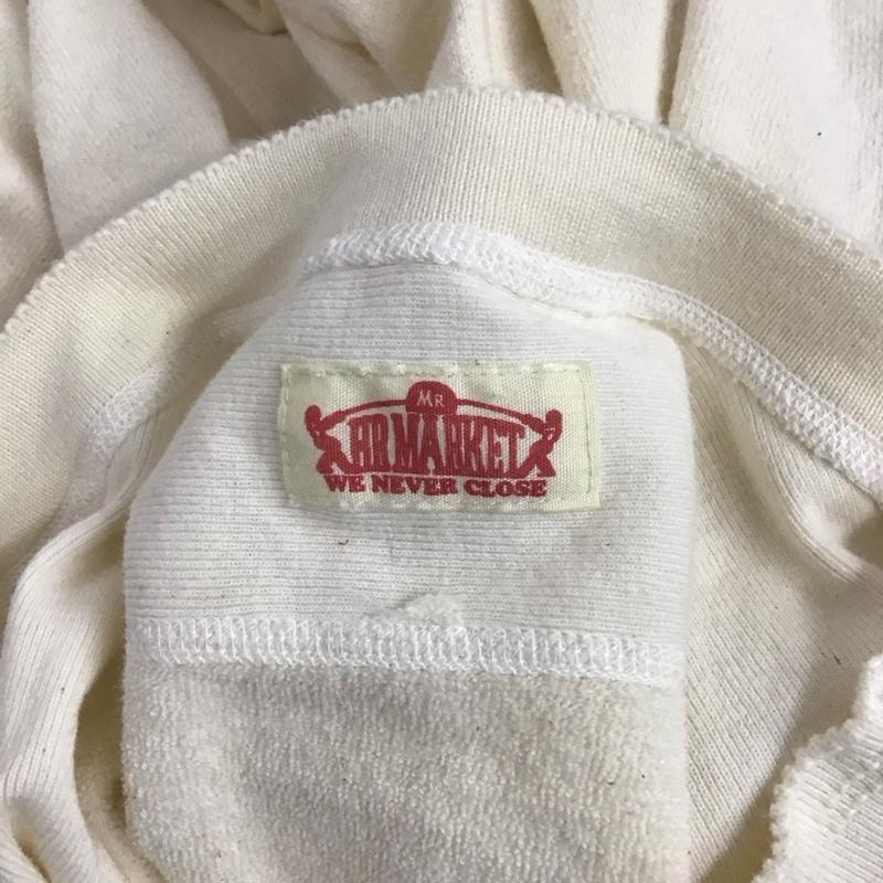 ハリウッドランチマーケット HOLLYWOOD RANCH MARKET カットソー 長袖 長袖カットソー クルーネックカットソー ロングスリーブカットソー プリントTシャツ プリント 白 / ホワイト /  メンズ USED 古着 中古 10124360