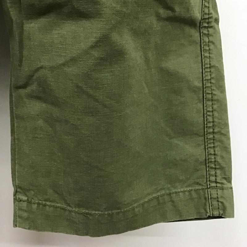 クオドロ quadro パンツ ショートパンツ ハーフパンツ ミリタリーパンツ ショートパンツ カジュアルパンツ 2 無地 カーキ / カーキ /  メンズ USED 古着 中古 10105604