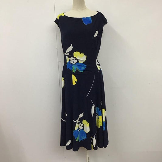 ローレンラルフローレン LAUREN RALPH LAUREN ワンピース ひざ丈スカート 250665469001 ドレープ 4 総柄 マルチカラー / マルチカラー /  レディース USED 古着 中古 10117380