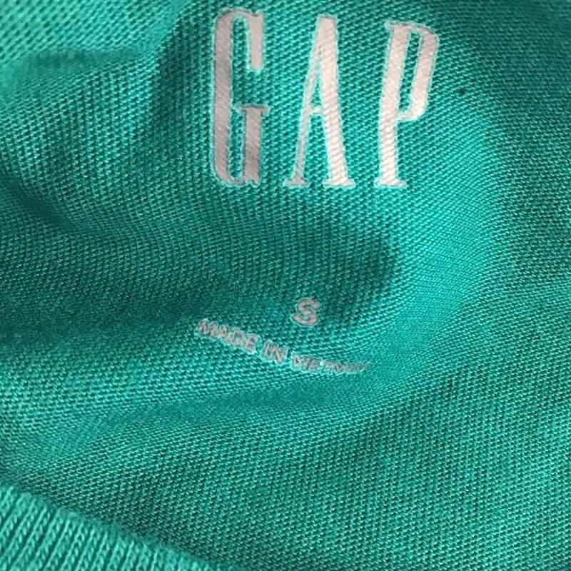 ギャップ GAP Tシャツ 半袖 S ロゴ、文字 X プリント 緑 / グリーン /  メンズ USED 古着 中古 10128495