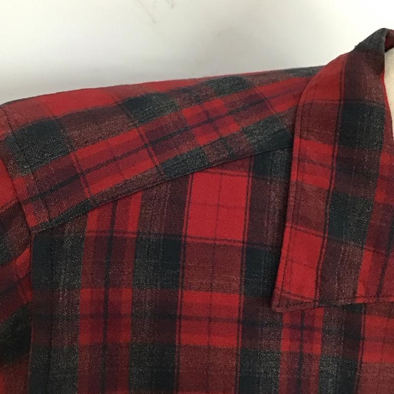 ペンドルトン PENDLETON シャツ、ブラウス 長袖 長袖シャツ カラーシャツ ポケットシャツ 長袖カットソー チェックシャツ 50s S チェック マルチカラー / マルチカラー /  メンズ USED 古着 中古 10120631