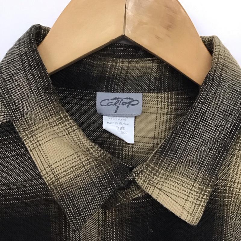 キャルトップ CALTOP シャツ、ブラウス 長袖 長袖シャツ チェックシャツ カラーシャツ XL チェック マルチカラー / マルチカラー /  メンズ USED 古着 中古 10148276