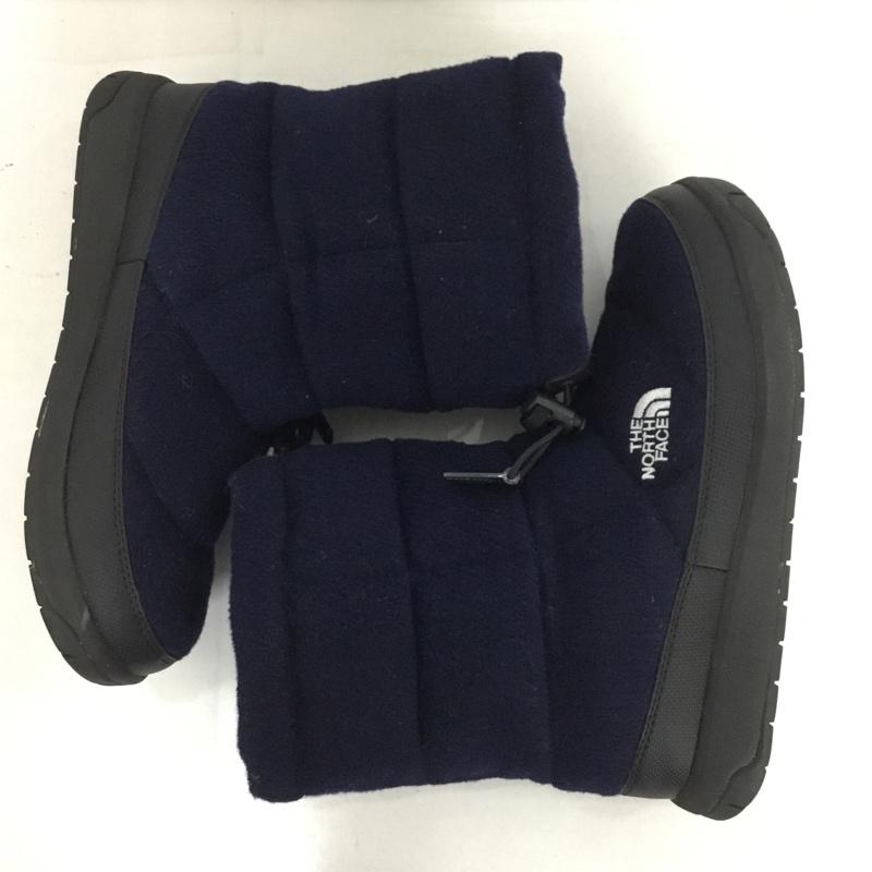ザノースフェイス THE NORTH FACE ブーツ ショートブーツ NFW51683 W ヌプシブーティウール2 アウトドア 24cm 24.0cm ロゴ、文字 紺 / ネイビー /  レディース USED 古着 中古 10137137