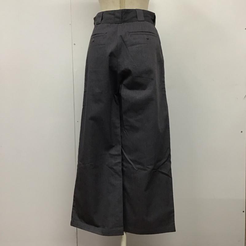 ジーナシス JEANASIS パンツ スラックス JS050216AD ワイドストレートパンツ S 無地 灰 / グレー /  レディース USED 古着 中古 10117365