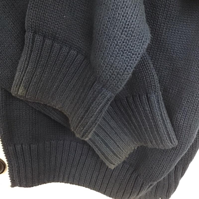 ザラ ZARA カーディガン 長袖 5755 316 400 Disney プルート Vネック L キャラクター 紺 / ネイビー /  メンズ USED 古着 中古 10140233