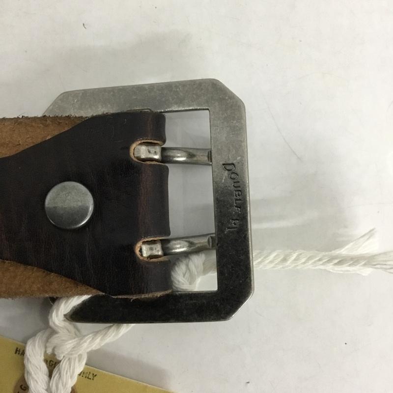 ダブルアールエル RRL ベルト・バックル ベルト スタッズ レザー ロゴ、文字 茶 / ブラウン /  メンズ USED 古着 中古 10128811