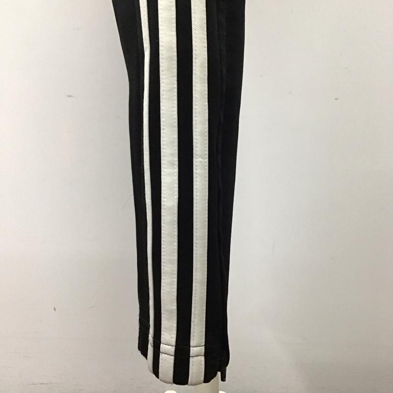 アディダス adidas ボトムス ボトムス CE7404 トレーニングパンツ サイドライン トラックパンツ S ロゴ、文字 黒 / ブラック / X 白 / ホワイト /  レディース USED 古着 中古 10124416