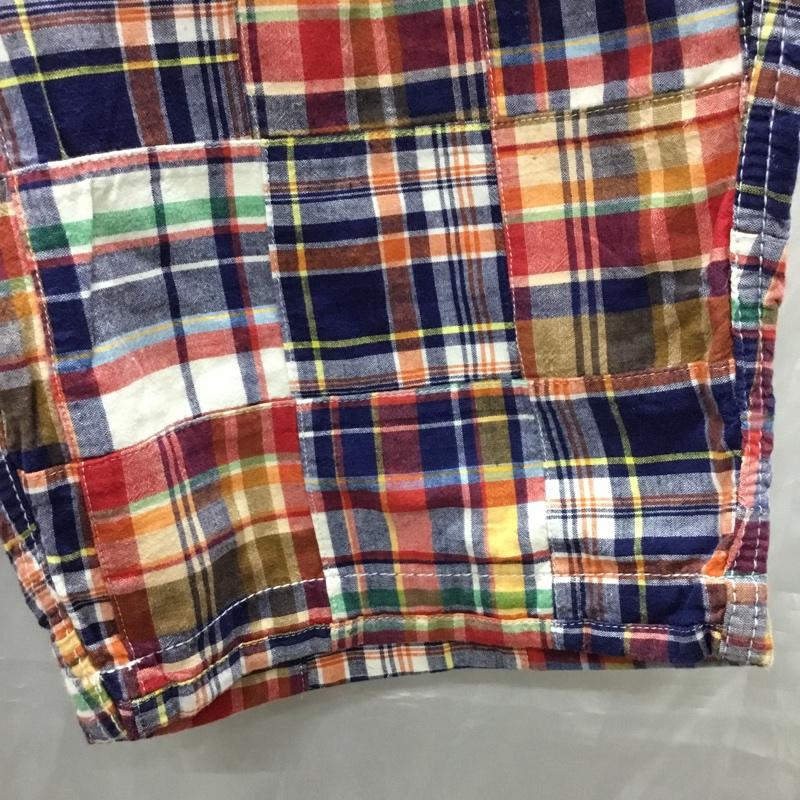 ビームス BEAMS パンツ ショートパンツ パッチワーク L チェック マルチカラー / マルチカラー /  メンズ USED 古着 中古 10110617