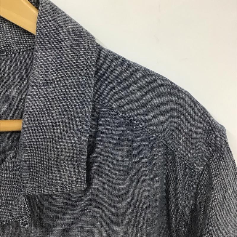 パタゴニア patagonia シャツ、ブラウス 半袖 半袖シャツ 無地シャツ ポケットシャツ L 無地 紺 / ネイビー /  メンズ USED 古着 中古 10130096