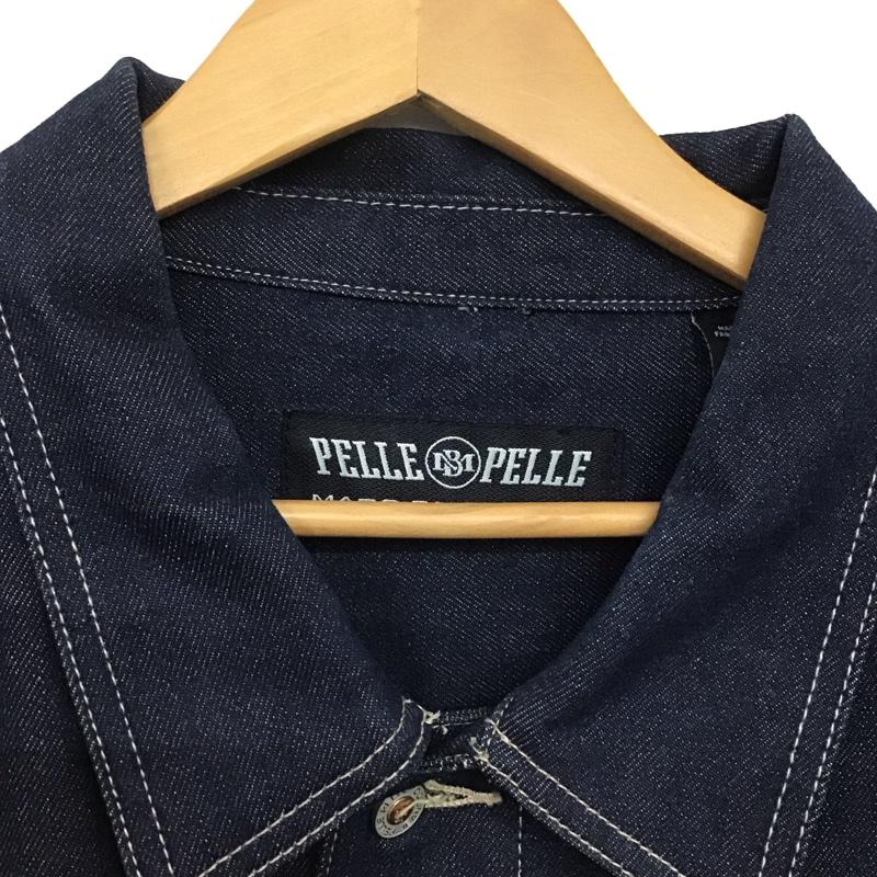 ペレペレ PELLEPELLE ジャケット、上着 ジャケット、ブレザー デニムジャケット Gジャン アウター カジュアルジャケット XXL 無地 インディゴ / インディゴ /  メンズ USED 古着 中古 10143522