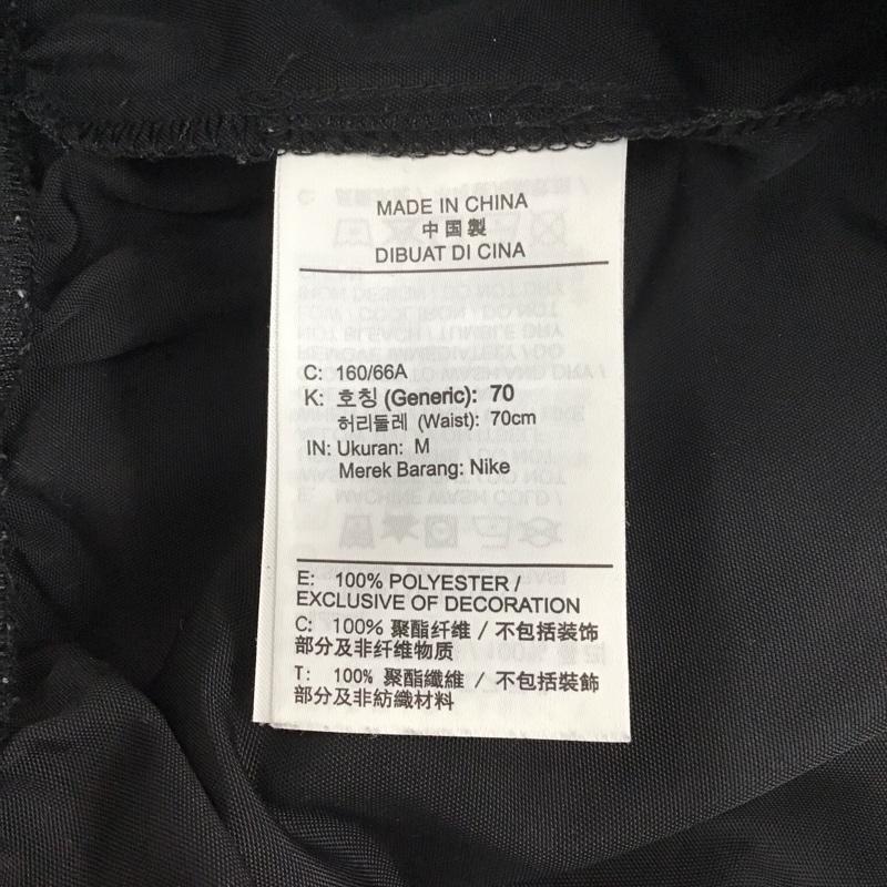 ナイキ NIKE ボトムス ボトムス DM1726-010 ウインドロングパンツ トラックパンツ M ロゴ、文字 黒 / ブラック /  レディース USED 古着 中古 10112416
