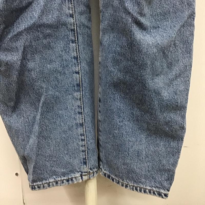 ザラ ZARA パンツ デニム、ジーンズ 5862 059 406 ウエストギャザー ハイウエスト 無地 青 / ブルー /  レディース USED 古着 中古 10109725