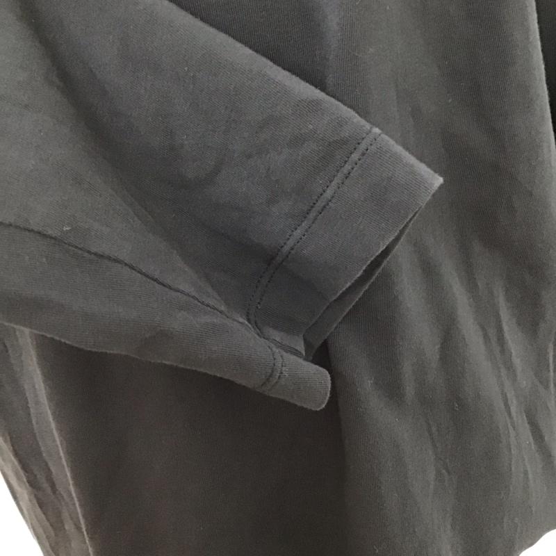 ジルサンダー JIL SANDER Tシャツ 長袖 J47GC0002 クルーネック カットソー ロンT L ロゴ、文字 紺 / ネイビー /  メンズ USED 古着 中古 10124963
