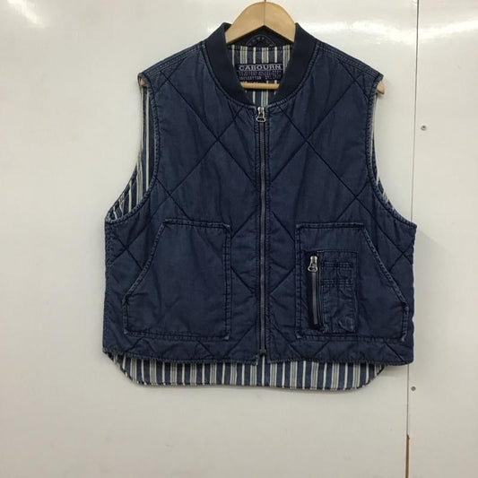 ナイジェルケーボン Nigel Cabourn ベスト ベスト ジップアップベスト ノースリーブカットソー アウター 2 無地 インディゴ / インディゴ /  メンズ USED 古着 中古 10141013