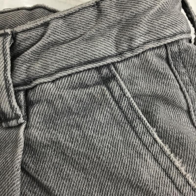 ザラ ZARA パンツ デニム、ジーンズ デニムパンツ ストレートパンツ ワイドパンツ カジュアルパンツ 36 無地 黒 / ブラック /  メンズ USED 古着 中古 10110080