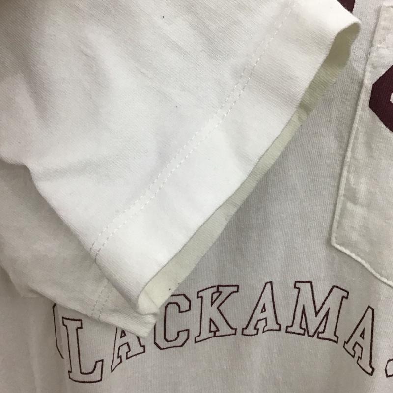 ニコアンド niko and... ワンピース ロングスカート ST92CD11KO Tシャツワンピース 半袖 3 ロゴ、文字 白 / ホワイト /  レディース USED 古着 中古 10114754