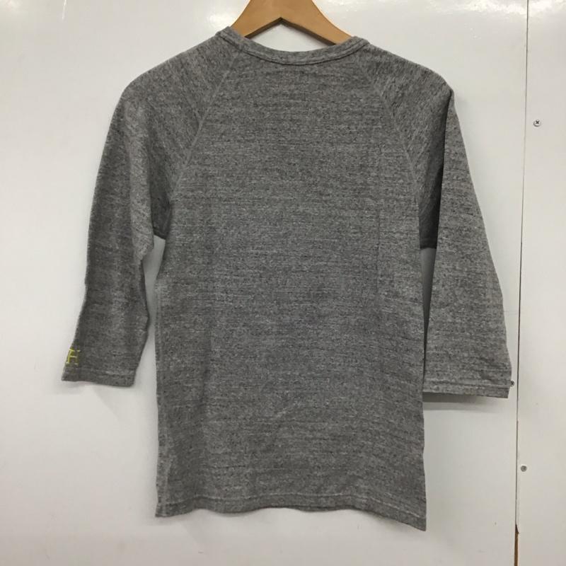 ハリウッドランチマーケット H.R MARKET カットソー 七分袖 七分丈カットソー クルーネックカットソー ラグラン 2 無地 灰 / グレー /  メンズ USED 古着 中古 10147590